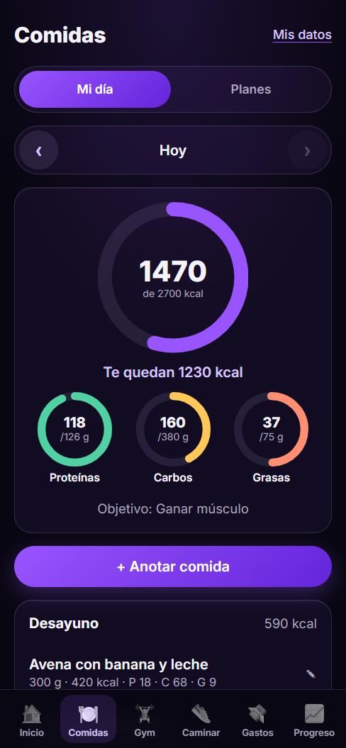 Comidas de Lauar Fitness